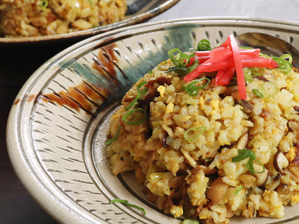カレー炒飯のレシピ