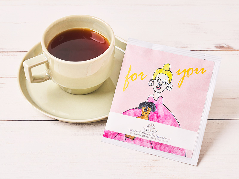 わんちゃん抱えてる女の人 パッケージ