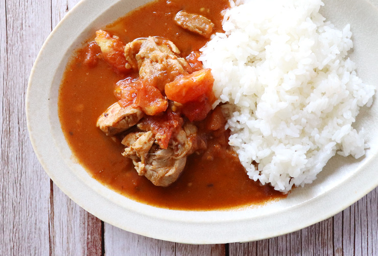 チキントマトカレー