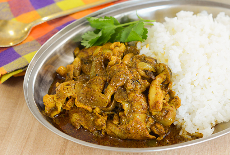 豚ときのこのココナッツカルポルカレー